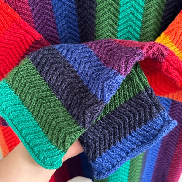 Alice + Olivia Dessie Rainbow Sweater - Picture 8 of 12